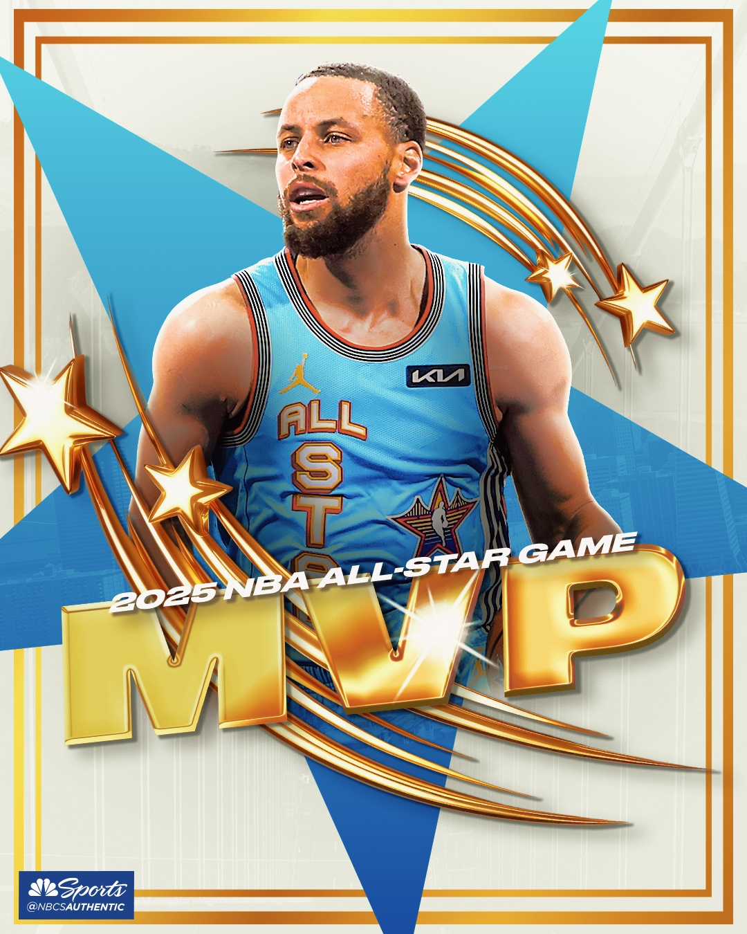 主持人库里当选为旧金山全明星MVP 第二次职业生涯